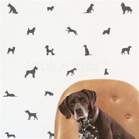 Puppy Dog Decal Dog Wall Stickers Doggie Decals Puppy Etsy
