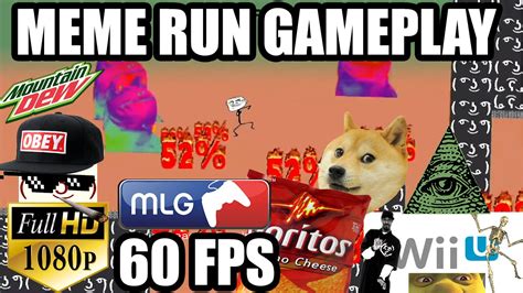 Meme Run Wii U Gameplay 1080p 60fps Game Of The Year Youtube