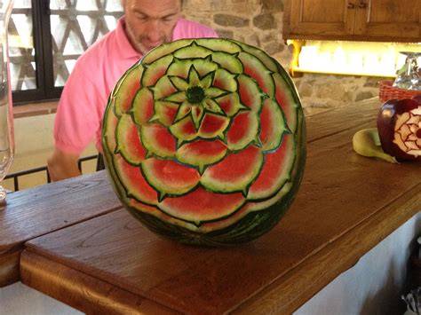 Carved Watermelon Watermelon Carving Watermelon Food