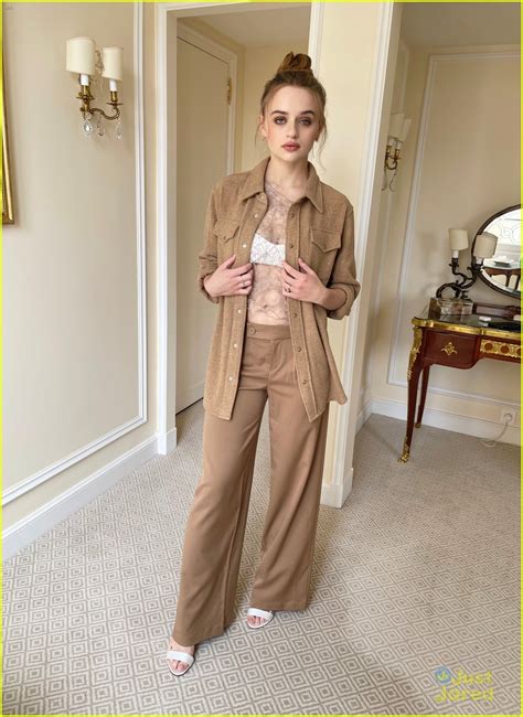 Joey King Suits Up For Bullet Train Press In France Photo 1352199 Photo Gallery Just