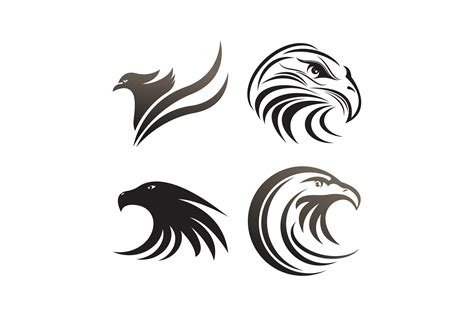 Falcon Logo Template Vector Illustration Graphic By Jeffri Candra