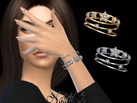 Sims 4 — Natalisdiamond Star Bracelets By Natalissims — Natalis