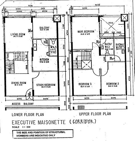 Executive Maisonette Floor Plan
