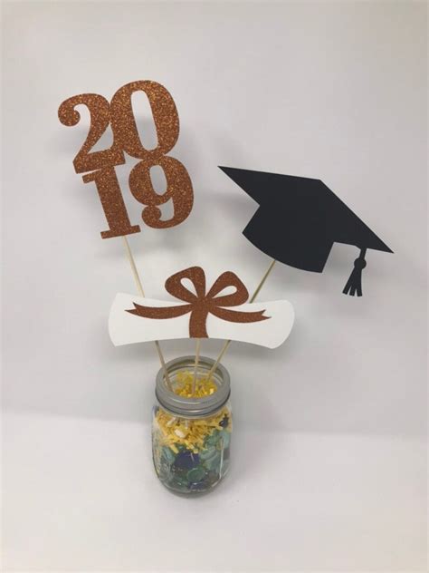 2023 Graduation Decorations Graduation Centerpiece Sticks Etsy