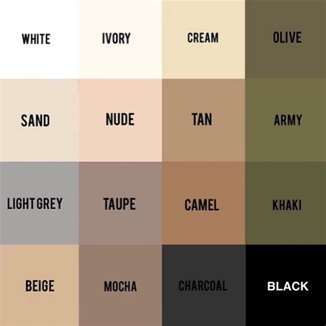 Neutral Colors For Clothes Yahoo Search Results Colour Schemes Color