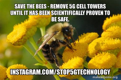 Save The Bees Remove 5g Cell Towers Until It Has Been Scientifically