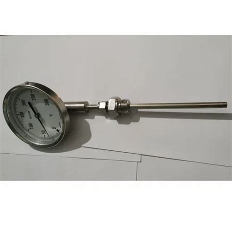Upto 300 Degree Celcius Stainless Steel Wika Temperature Gauge For