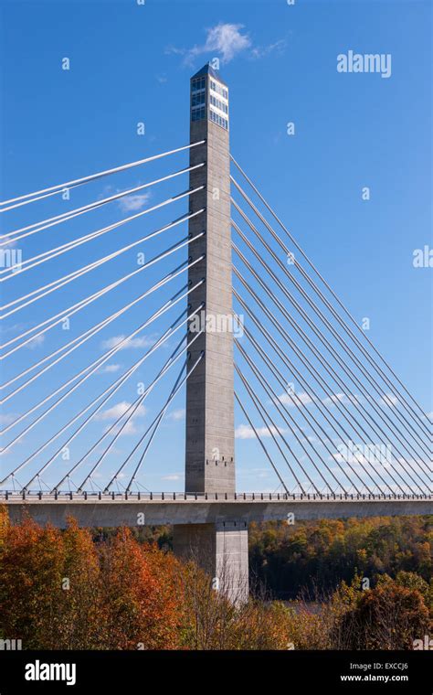 The New Penobscot Narrows Bridge And Observatory Spans The Penobscot