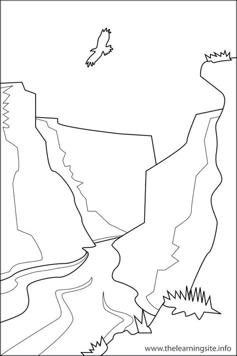 Landforms Coloring Sheets For Kids Coloring Pages