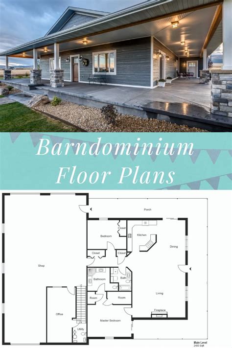 5 Luxury Barndominium Plans With 50 Width Plan Pole B