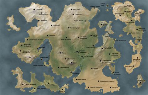 Imaginary World Map By Kepkouse On Deviantart