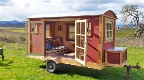 Gorgeous Mini Gypsy Wagon Vardo Camper Tiny House Inspired And Home Built Youtube