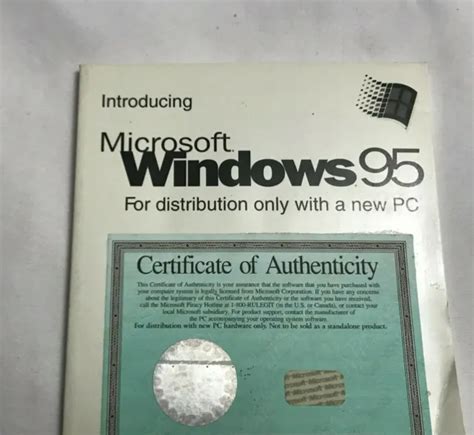 Introducing Microsoft Windows 95 Guide Booklet 1995 Picclick
