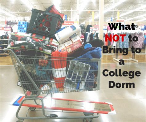 What Not To Bring To A College Dorm Road2college
