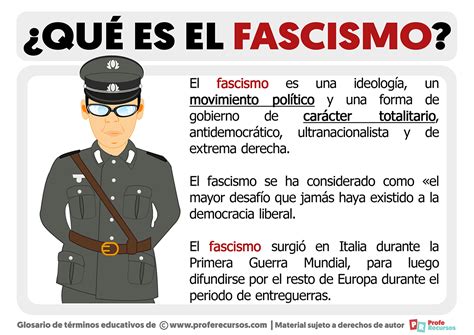 ¿qué Es El Fascismo