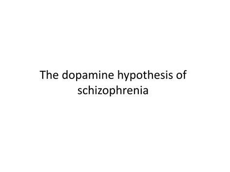 Ppt Schizophrenia Spectrum And Other Psychotic Disorders Powerpoint