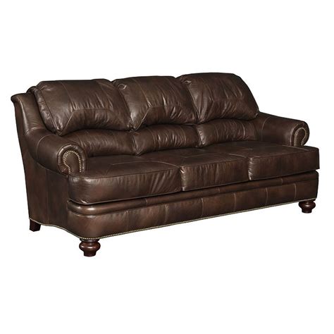 Broyhill L309 3 Hamilton Leather Sofa Discount Furniture At Hickory