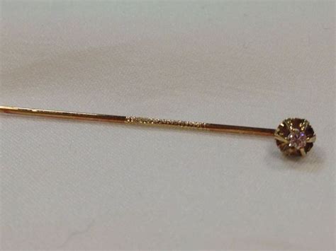 Gold Diamond Hat Pin Catawiki