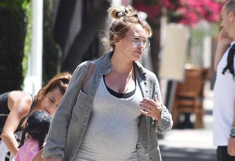 Hilary Duff Shows Off Baby Bump Over Busy Labor Day Weekend