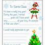 Template Letter To Santa Printable