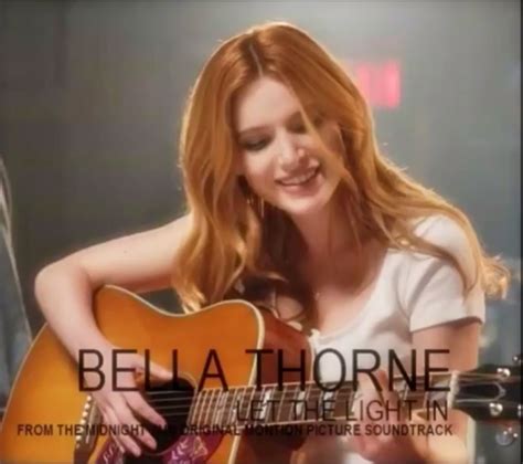 What Do You Think Of The Song Let The Light In By Bella Thorne There