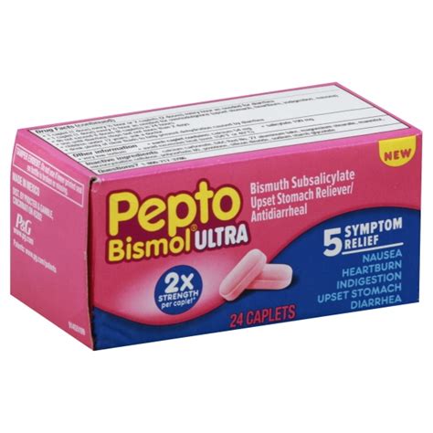 Our dietary vegetable intake is usually the cause for our green. Pepto-Bismol Caplets Ultra for Nausea, Heartburn ...