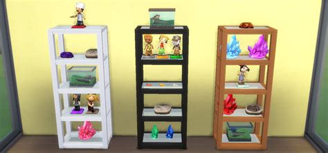 Sims 4 Custom Shelving Units And Display Shelf Cc Fandomspot
