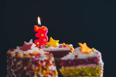 3840x2160 wallpaper 3 birthday cakes with candle peakpx