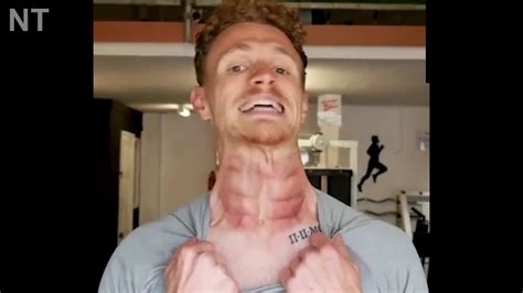 Guy Demonstrates His Neck Workouts Guy Shows Off His Neck