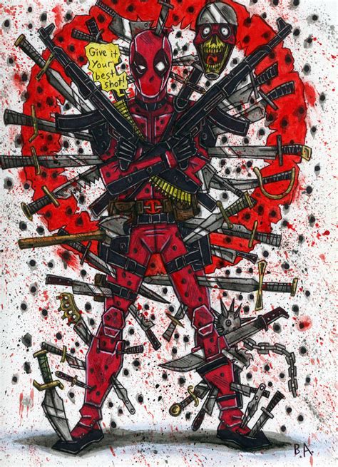 Deadpool And Headpool Art By Doctorgorefesto On Deviantart