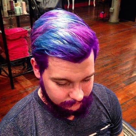 20 Funky Purple Hairstyles For Men 2023 Update Hairstylecamp