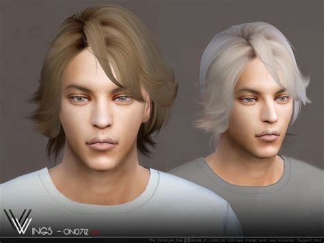 The Sims Resource Wings On0712 Hair Sims 4 Hairs