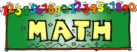 Math Numbers Clip Art Clip Art Library