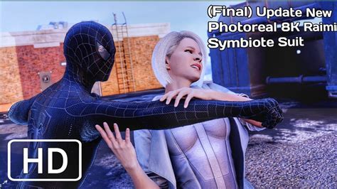 Final NEW Photoreal Raimi Symbiote K Texture Spider Man Movie Accurate Suit Vs Silver Sable