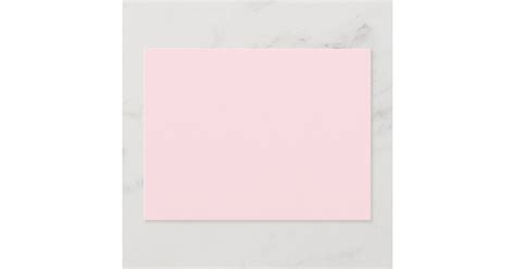 Misty Rose Light Baby Pink Solid Color Background Postcard Zazzle