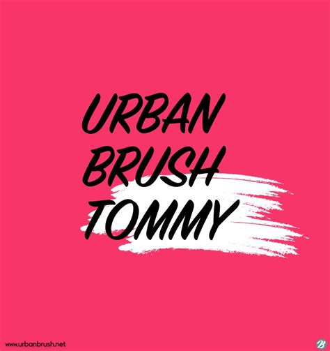 붓터치 로고 일러스트 Ai 무료다운로드 Free Brush Touch Logo Urbanbrush