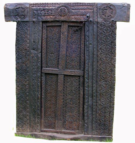 Antique Carved Wooden Door Nuristan Afghanistan For Sale At Pamono