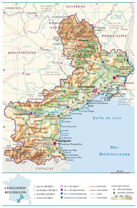 Carte Languedoc Arts Et Voyages