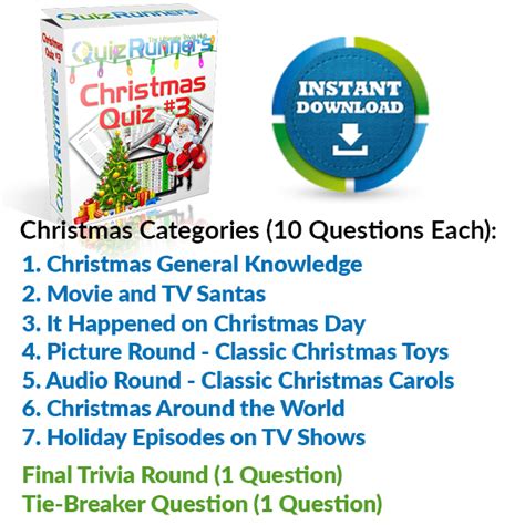 Christmas Quiz 3 Trivia Tv Santas Christmas Carols Toys