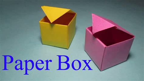 Its a simple project that allows children to create their own entertainment (in the form of puppet performances or something similar) to fill in the cardboard tv. Paper Box - How To Make A Box from Paper That Opens And ...