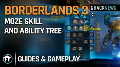 Borderlands 3 Moze Skill And Ability Tree Youtube