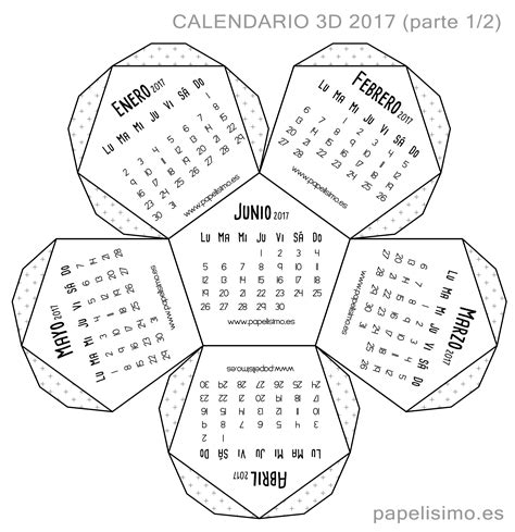 Imprimir Sobres Dodecaedro Calendario