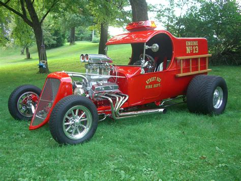 1923 Ford C Cab Engine No 13 Fire Truck Hot Rods Cars Muscle