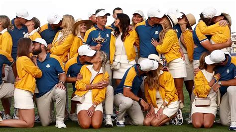 Ryder Cup Wags Support Their Men In Rome