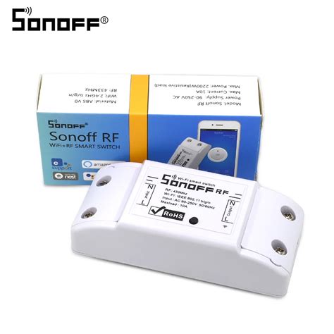 Sonoff 10pcs Wireless Rf Remote Light Switch 220v 10a Wifi Smart 433mhz