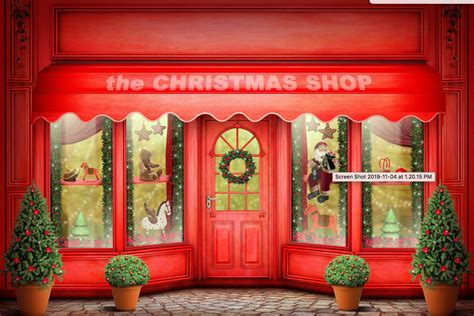 The Christmas Shop By Backdropdesigns On Etsy Christmas Photography