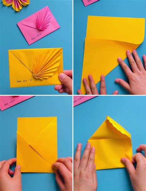 Super Easy Origami Envelope Craft Ideas Origami Envelope Tutorial
