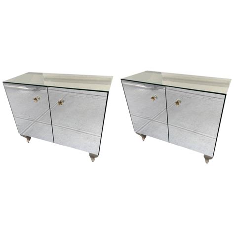 Pair of Decorative Mirrored Cabinets on DECASO.com | Antique cabinets, Shop storage cabinets ...