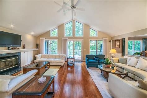 Epic collection of incredible interior rooms with vaulted ceilings. Vaulted ceilings highlight this open floor plan of the ...