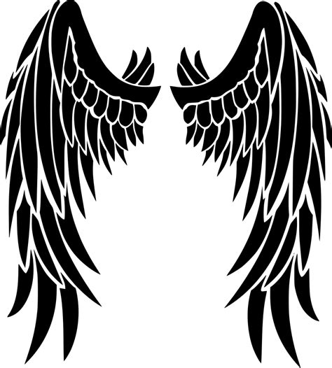 Onlinelabels Clip Art Angel Wings